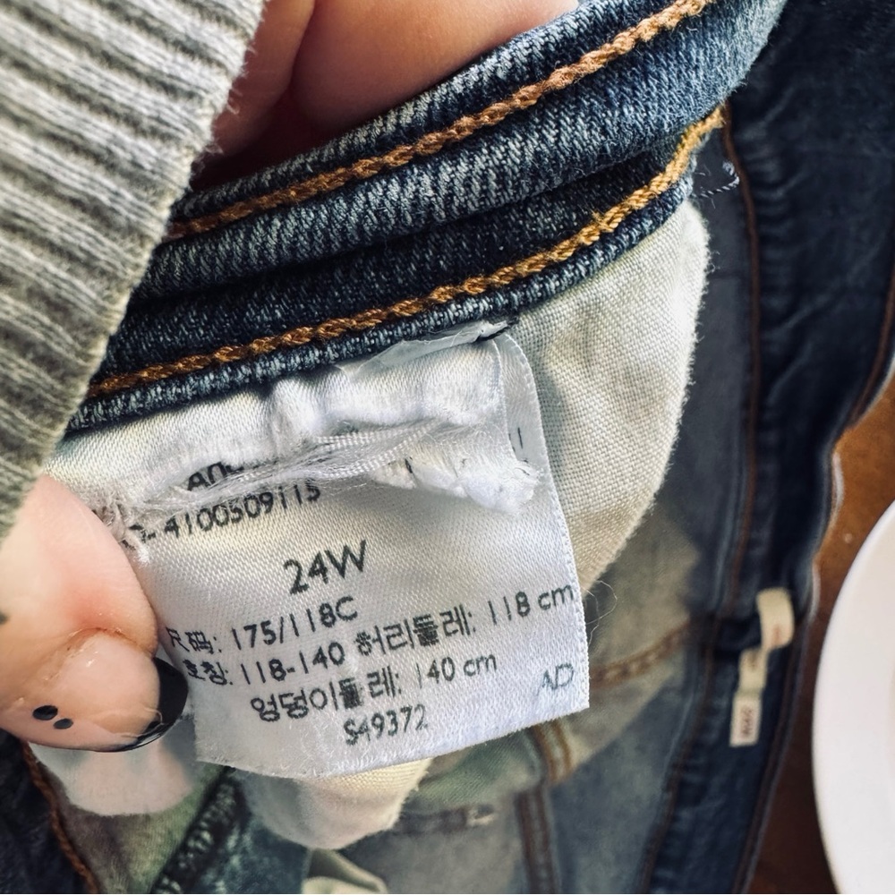 Levi’s Wedgie Straight Plus Size 24W Jeans - Picture 6 of 6